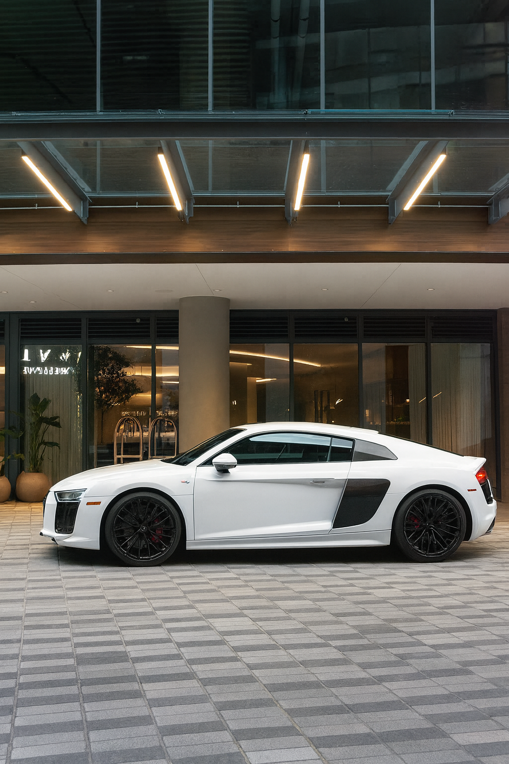 Audi R8 V10 Plus Side Look