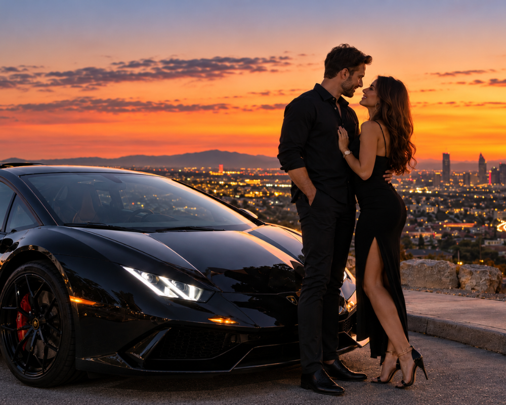 plan date night with luxury cars